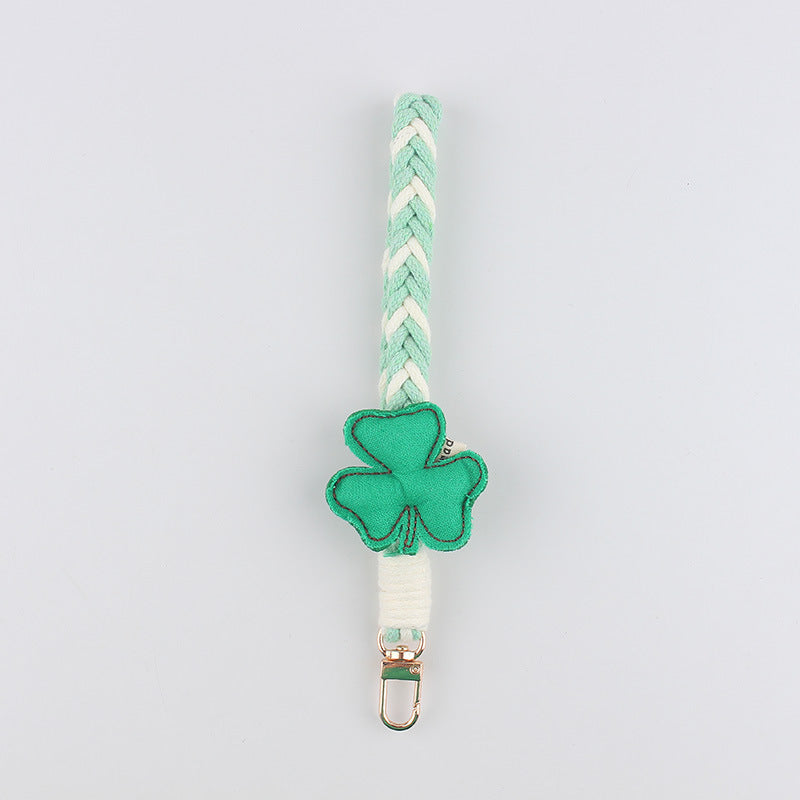 Wholesale Spring and Summer Cartoon Fruit Fabric Woven Keychain